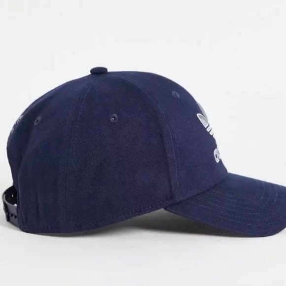 NWT Adidas Originals Icon Snapback Collegiate Navy Blue Cap - Picture 4 of 4